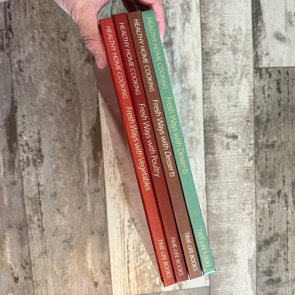 Time-Life Books Fresh Ways Cookbook‎ Set Vegetables Poultry Desserts 4 Volumes